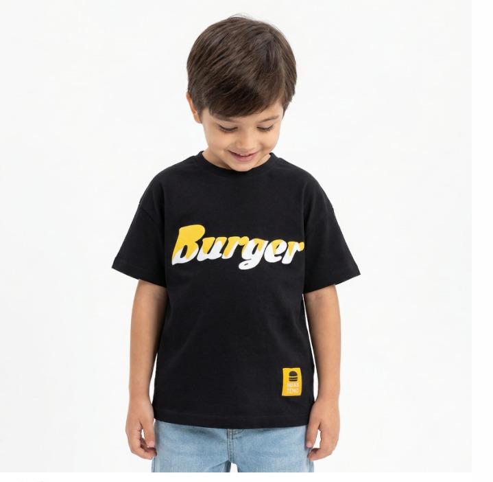 تيشيرت صيفي برجر للأولاد