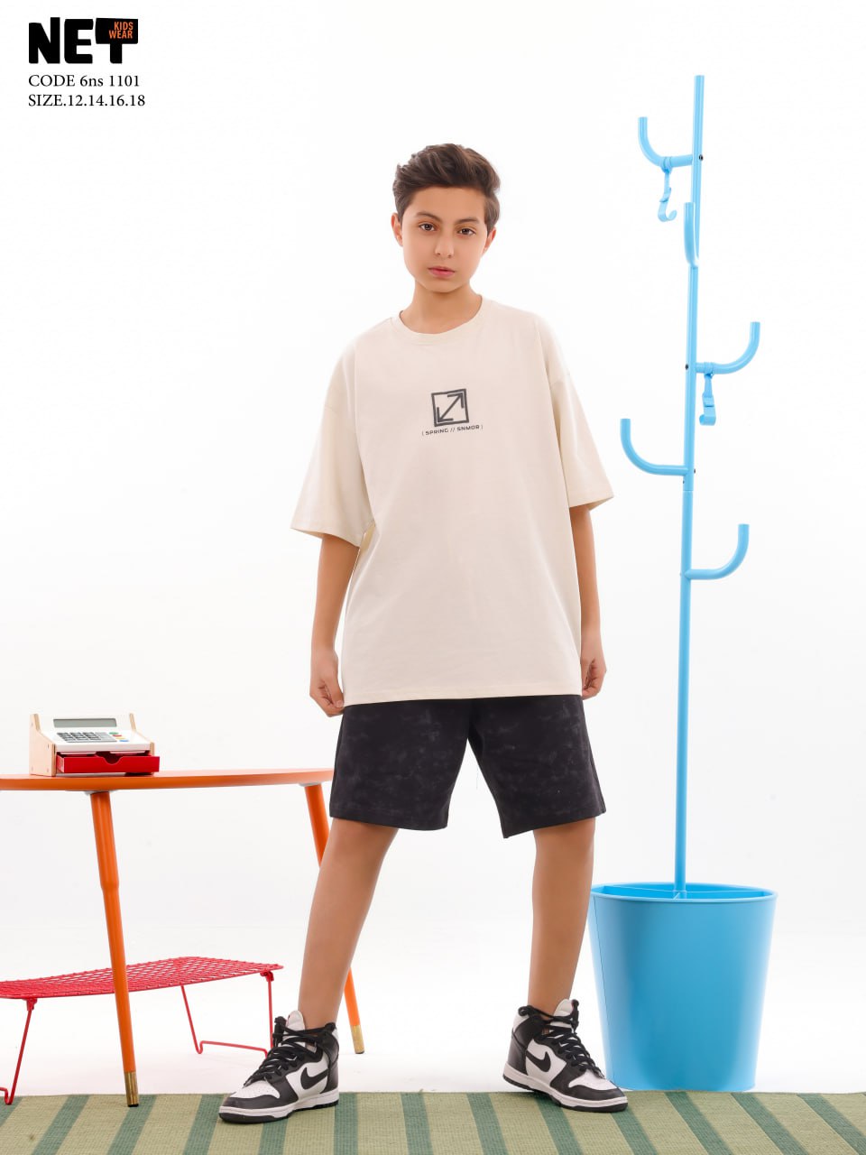 طقم تيشيرت وشورت للأطفال