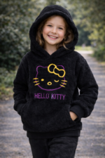 ⁦طقم شتوي بناتي دافئ وناعم بخامة فرو⁩ - الصورة ⁦2⁩