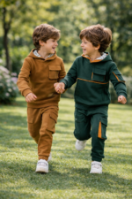 ⁦طقم أولادي شتوي كاجوال بجيوب جانبية⁩ - الصورة ⁦5⁩