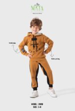 طقم شتوي ولادي قطعتين — هودي + بنطلون رياضي