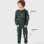 طقم أولادي شتوي كاجوال بجيوب جانبية