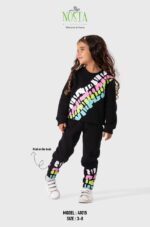 بدلة شتوية بناتي  – طباعة ملونة كاملة أمامي وخلفي