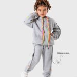 بدلة شتوية بناتي كاملة من قطعتين