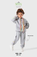 بدلة شتوية بناتي كاملة من قطعتين