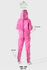 ⁦طقم رياضي شتوي بناتي محير⁩ - الصورة ⁦4⁩