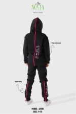 ⁦طقم رياضي شتوي بناتي محير⁩ - الصورة ⁦2⁩