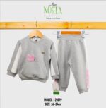 طقم شتوي كامل قطعتين بي بي بناتي