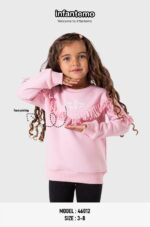 سويت-شيرت بناتي كاجوال بلمسة أنثوية مميّزة