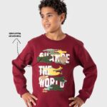 بلوفر ولادي محير شتوي مطرز