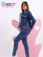 ⁦طقم الجينز "Denim Chic" للبنات⁩ - الصورة ⁦3⁩